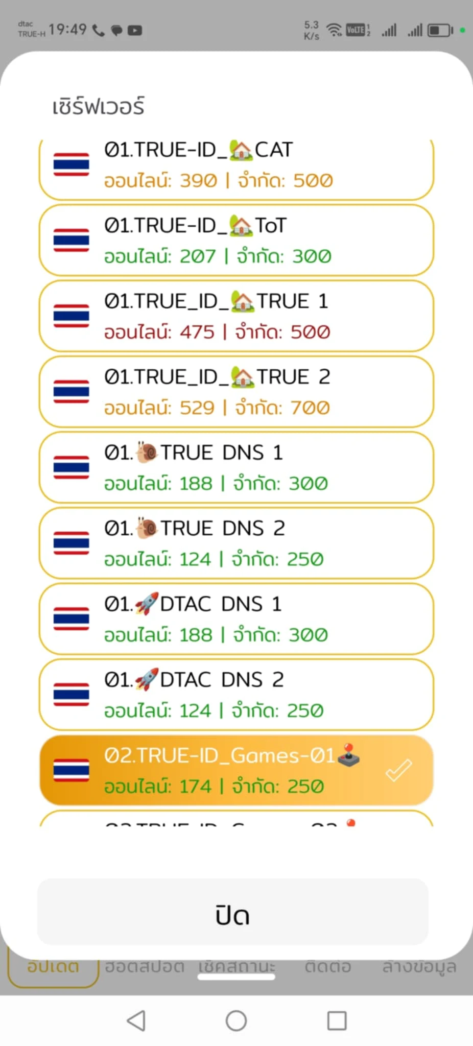 Ayothaya VPN screenshot